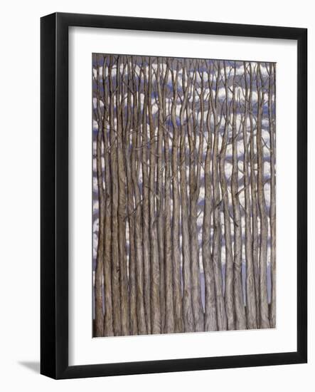 Trees against Clouds, 2009-Evelyn Williams-Framed Giclee Print