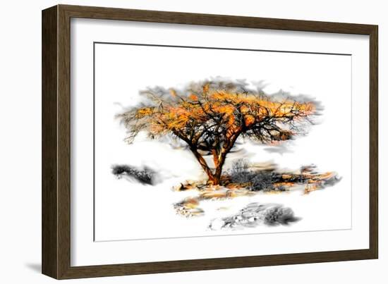 Trees Alive II-Ynon Mabat-Framed Art Print
