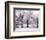 Trees and Fence in Snowy Field-Robert Llewellyn-Framed Photographic Print