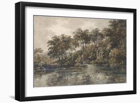Trees and Ponds Near Bromley, Kent, C.1798 (W/C over Pencil with Bodycolour on Paper)-Thomas Girtin-Framed Giclee Print