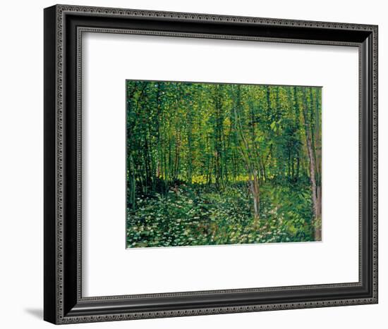 Trees and Undergrowth, c.1887-Vincent van Gogh-Framed Premium Giclee Print