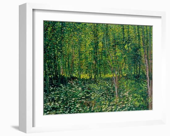 Trees and Undergrowth, c.1887-Vincent van Gogh-Framed Premium Giclee Print