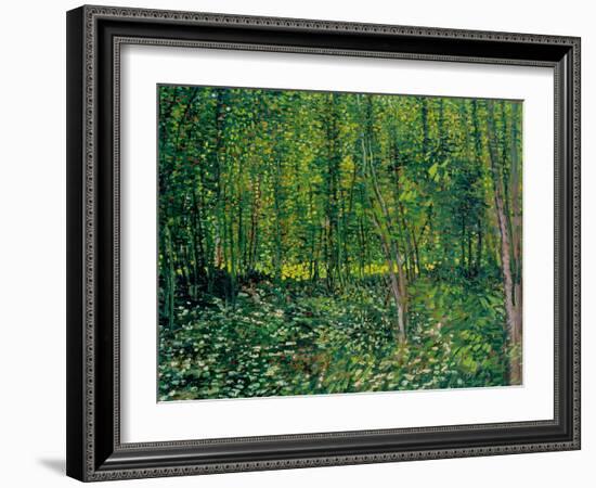 Trees and Undergrowth, c.1887-Vincent van Gogh-Framed Premium Giclee Print