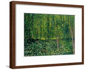 Trees and Undergrowth, c.1887-Vincent van Gogh-Framed Giclee Print