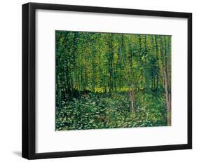 Trees and Undergrowth, c.1887-Vincent van Gogh-Framed Giclee Print