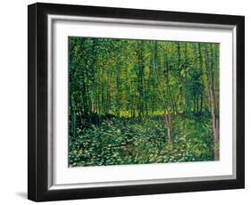 Trees and Undergrowth, c.1887-Vincent van Gogh-Framed Giclee Print
