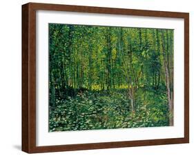Trees and Undergrowth, c.1887-Vincent van Gogh-Framed Giclee Print