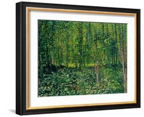 Trees and Undergrowth, c.1887-Vincent van Gogh-Framed Giclee Print