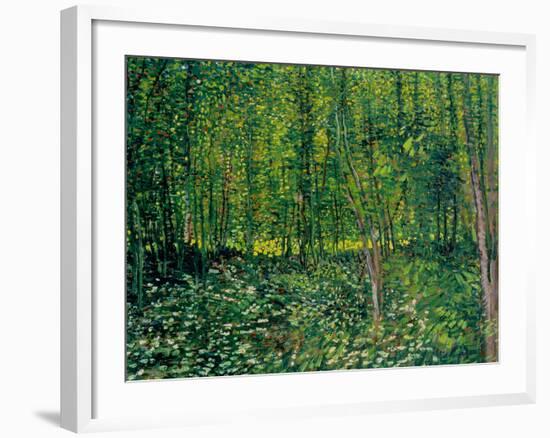 Trees and Undergrowth, c.1887-Vincent van Gogh-Framed Giclee Print