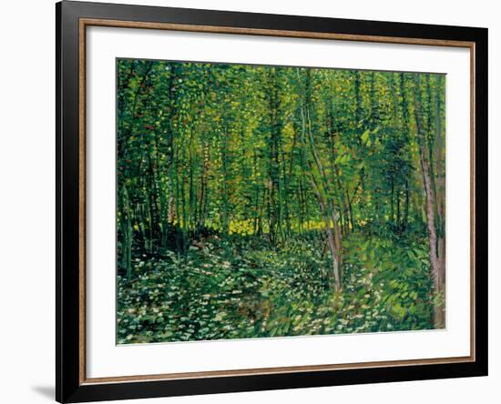 Trees and Undergrowth, c.1887-Vincent van Gogh-Framed Giclee Print