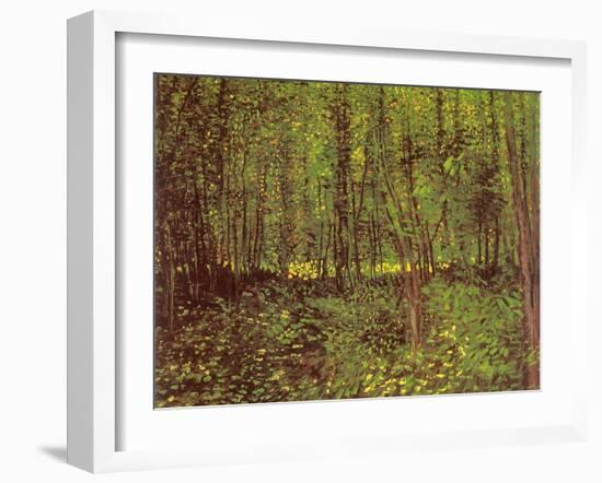 Trees and Undergrowth, c.1887-Vincent van Gogh-Framed Giclee Print