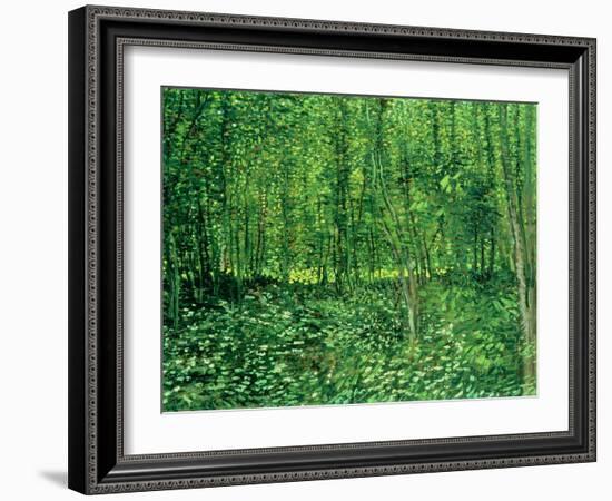 Trees and Undergrowth, c.1887-Vincent van Gogh-Framed Giclee Print