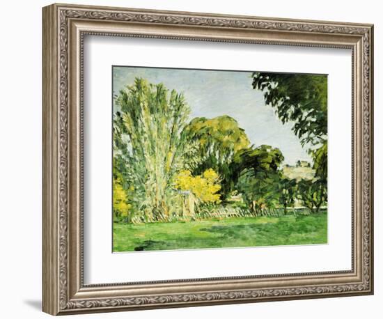 Trees at Jas de Bouffan-Paul Cézanne-Framed Giclee Print