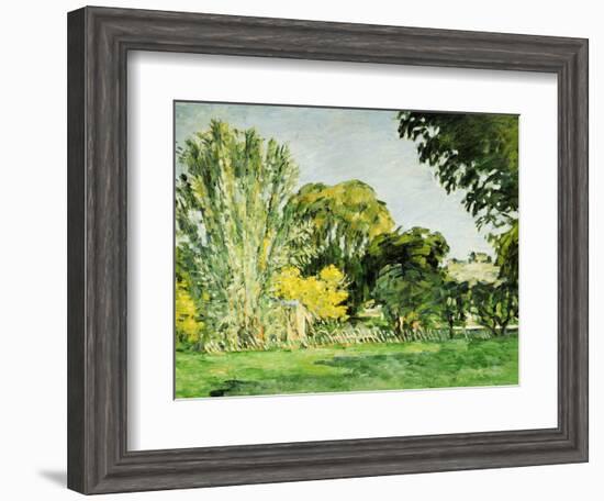 Trees at Jas de Bouffan-Paul Cézanne-Framed Giclee Print