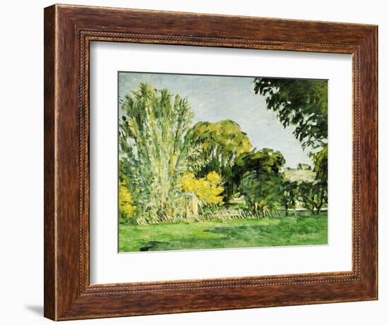 Trees at Jas de Bouffan-Paul Cézanne-Framed Giclee Print