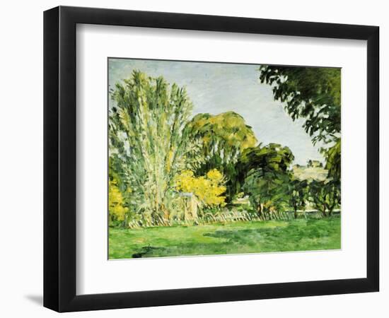 Trees at Jas de Bouffan-Paul Cézanne-Framed Giclee Print