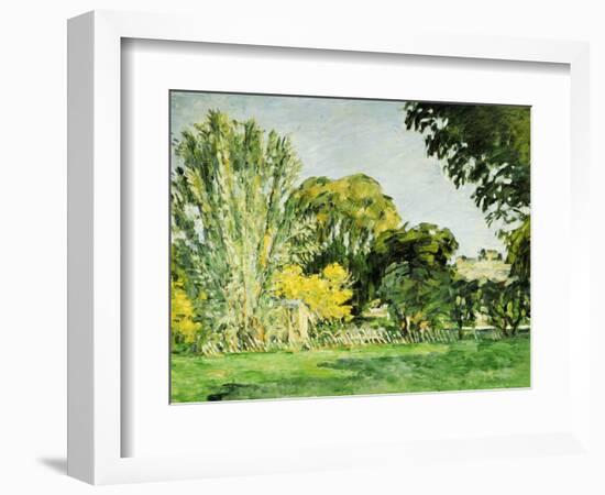 Trees at Jas de Bouffan-Paul Cézanne-Framed Giclee Print