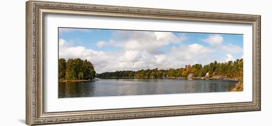 Trees at the Riverside, Moon River, Bala, Muskoka, Ontario, Canada-null-Framed Photographic Print