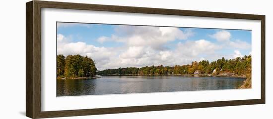 Trees at the Riverside, Moon River, Bala, Muskoka, Ontario, Canada-null-Framed Photographic Print