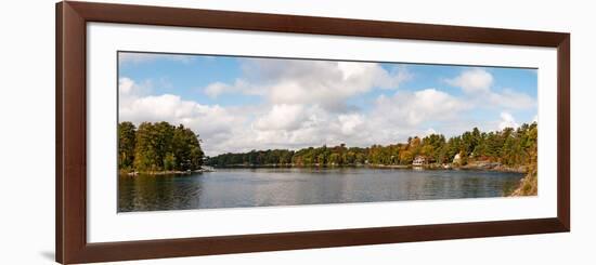 Trees at the Riverside, Moon River, Bala, Muskoka, Ontario, Canada-null-Framed Photographic Print