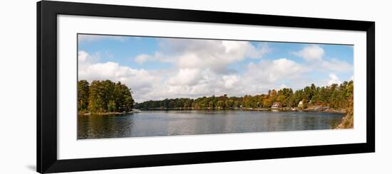 Trees at the Riverside, Moon River, Bala, Muskoka, Ontario, Canada-null-Framed Photographic Print