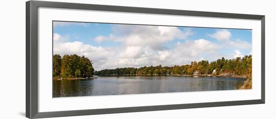 Trees at the Riverside, Moon River, Bala, Muskoka, Ontario, Canada-null-Framed Photographic Print