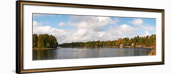 Trees at the Riverside, Moon River, Bala, Muskoka, Ontario, Canada-null-Framed Photographic Print