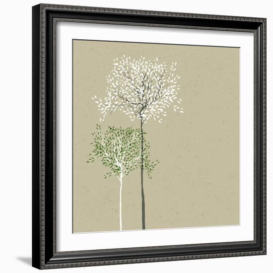 Trees Background-pashabo-Framed Art Print