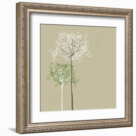 Trees Background-pashabo-Framed Art Print