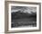 Trees Fgnd, Snow Covered Mts Bkgd "Long's Peak From North Rocky Mountain NP" Colorado 1933-1942-Ansel Adams-Framed Premium Giclee Print