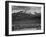 Trees Fgnd, Snow Covered Mts Bkgd "Long's Peak From North Rocky Mountain NP" Colorado 1933-1942-Ansel Adams-Framed Premium Giclee Print