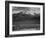 Trees Fgnd, Snow Covered Mts Bkgd "Long's Peak From North Rocky Mountain NP" Colorado 1933-1942-Ansel Adams-Framed Art Print