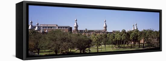 Trees in a Campus, Plant Park, University of Tampa, Tampa, Hillsborough County, Florida, USA-null-Framed Premier Image Canvas