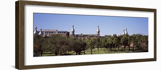 Trees in a Campus, Plant Park, University of Tampa, Tampa, Hillsborough County, Florida, USA-null-Framed Photographic Print