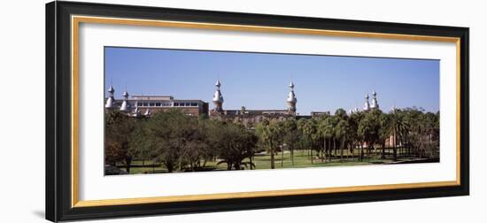 Trees in a Campus, Plant Park, University of Tampa, Tampa, Hillsborough County, Florida, USA-null-Framed Photographic Print