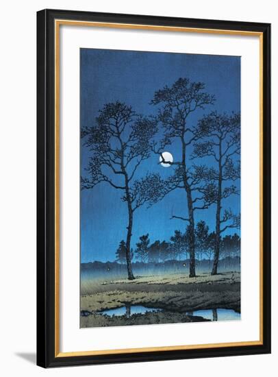 Trees in a Field, Toyama Prefecture, Japan-null-Framed Giclee Print