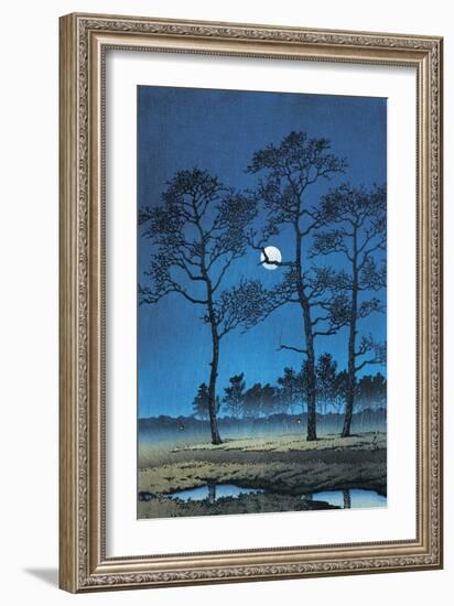 Trees in a Field, Toyama Prefecture, Japan-null-Framed Giclee Print