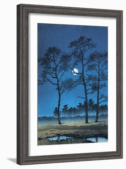 Trees in a Field, Toyama Prefecture, Japan-null-Framed Giclee Print