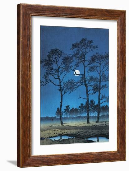 Trees in a Field, Toyama Prefecture, Japan-null-Framed Giclee Print