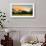 Trees in a Forest with Mountain Range in the Background, Yosemite National Park, California, USA-null-Framed Photographic Print displayed on a wall