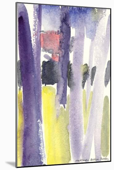 Trees in a garden, 1997-Claudia Hutchins-Puechavy-Mounted Giclee Print