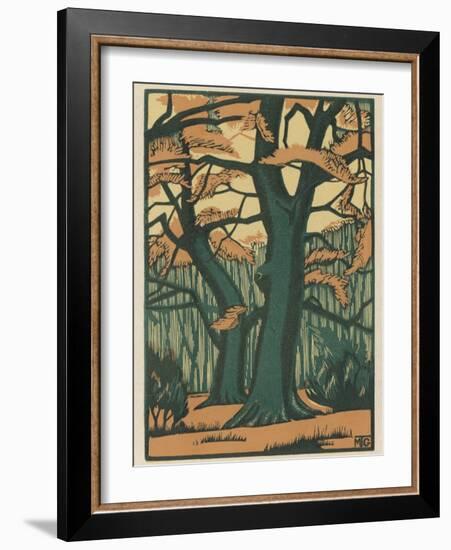 Trees in Autumn-null-Framed Photographic Print