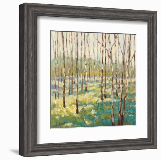 Trees in Blue Green-Libby Smart-Framed Giclee Print