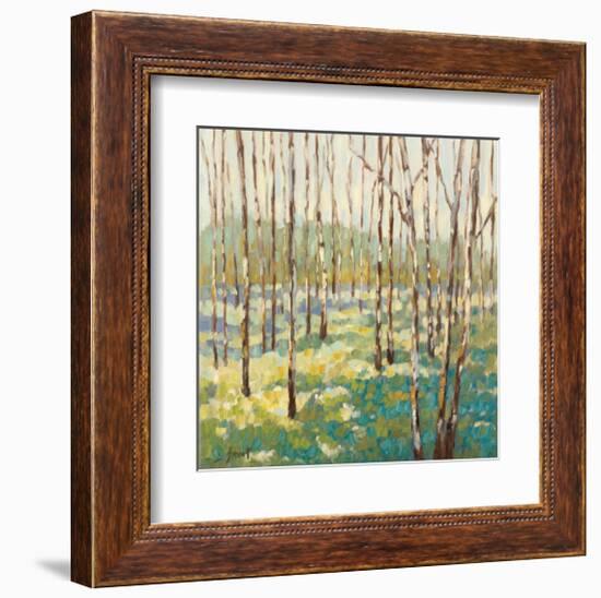 Trees in Blue Green-Libby Smart-Framed Giclee Print