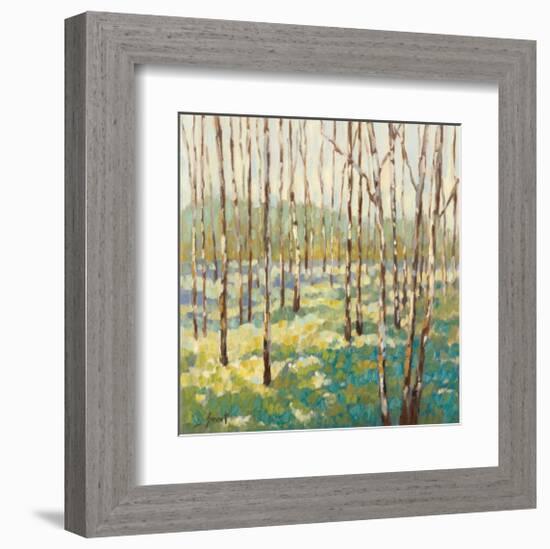 Trees in Blue Green-Libby Smart-Framed Giclee Print