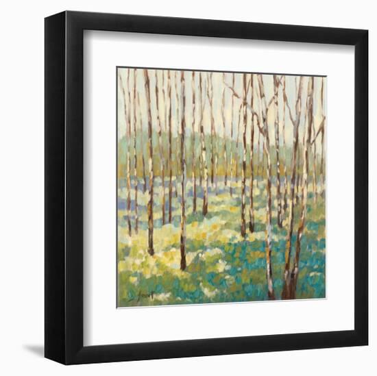 Trees in Blue Green-Libby Smart-Framed Giclee Print