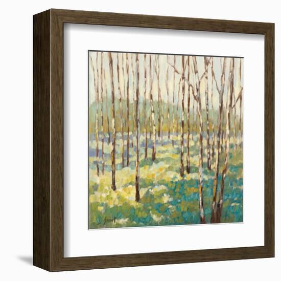 Trees in Blue Green-Libby Smart-Framed Giclee Print