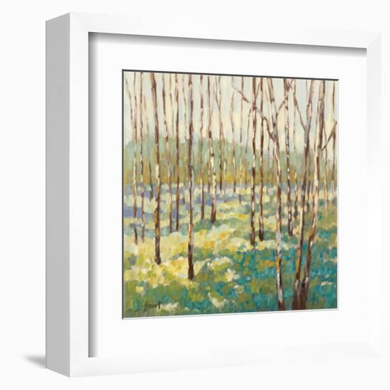 Trees in Blue Green-Libby Smart-Framed Giclee Print