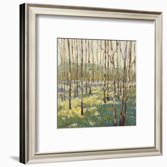 Trees in Blue Green-Libby Smart-Framed Art Print