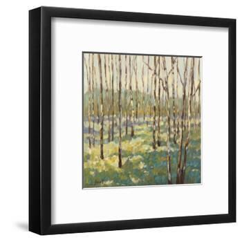 Trees in Blue Green-Libby Smart-Framed Art Print